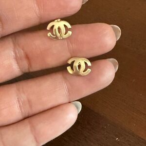 14K Gold CC Earrings